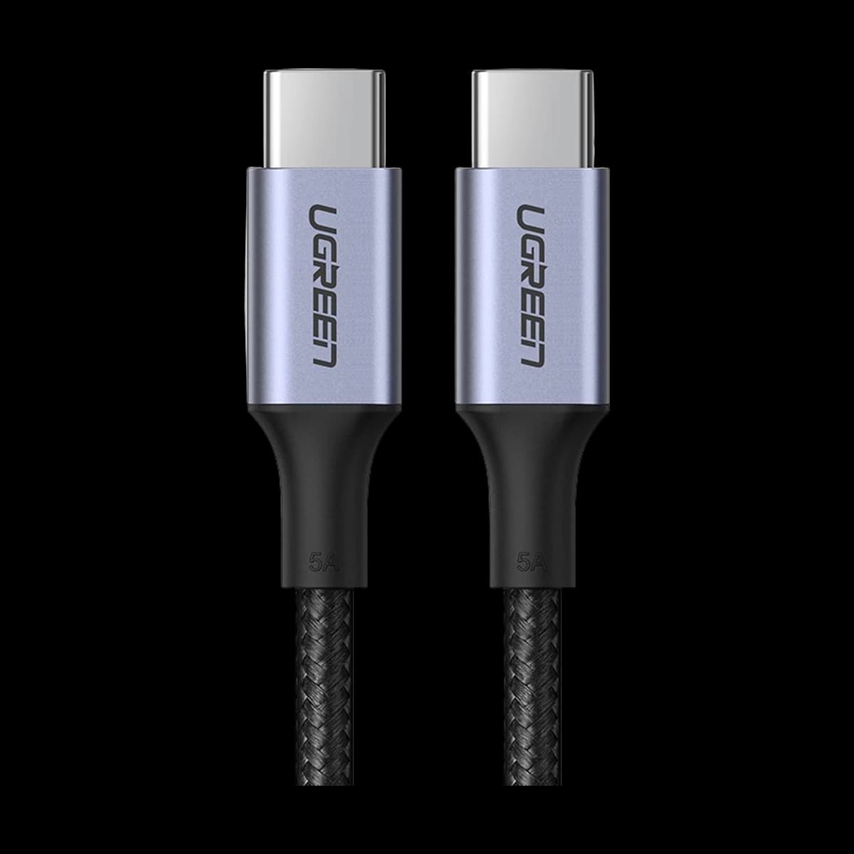 Кабель Ugreen Type-C – Type-C 100 Вт, 2 м – фото 2