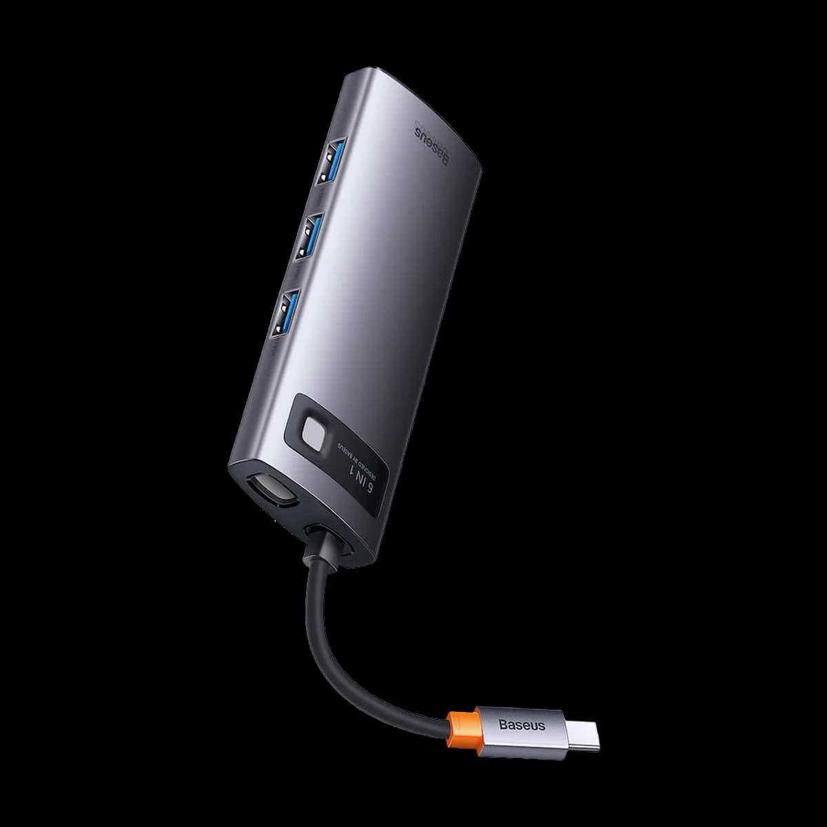 USB-хаб Baseus Metal Gleam 6 в 1 (Type-C) – фото 3