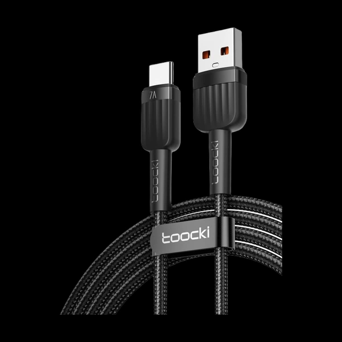 Кабель Toocki USB-A – Type-C с дисплеем мощности, 1 м – фото 1